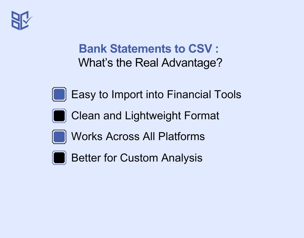 Bank Statements to CSV What’s the Real Advantage